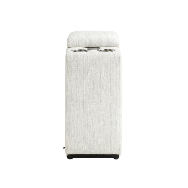Salida (5/6)Console (no back) with Wireless Charger in White - 9444HMP-CN