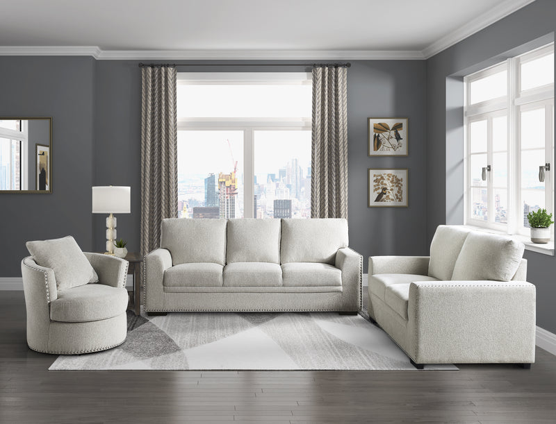 Morelia Loveseat in Beige - 9468BE-2