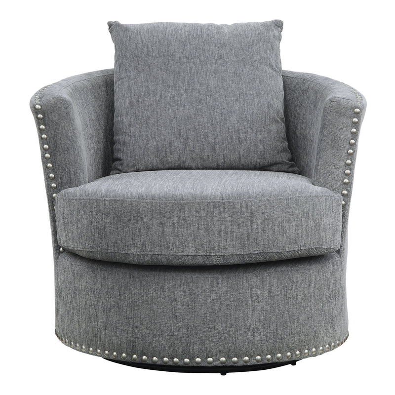 Morelia Swivel Chair in Gray - 9468DG-1