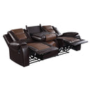 Briscoe Double Reclining Sofa With Center Drop-Down Cup Holders