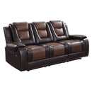 Briscoe Double Reclining Sofa With Center Drop-Down Cup Holders