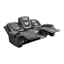Briscoe Double Reclining Sofa With Center Drop-Down Cup Holders
