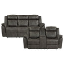 Centeroak 2pc Set: Sofa, Love in Gray/Brown - 9479BRG*2
