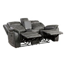 Centeroak Double Reclining Love Seat With Center Console