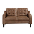 Mallory Love Seat - Brown