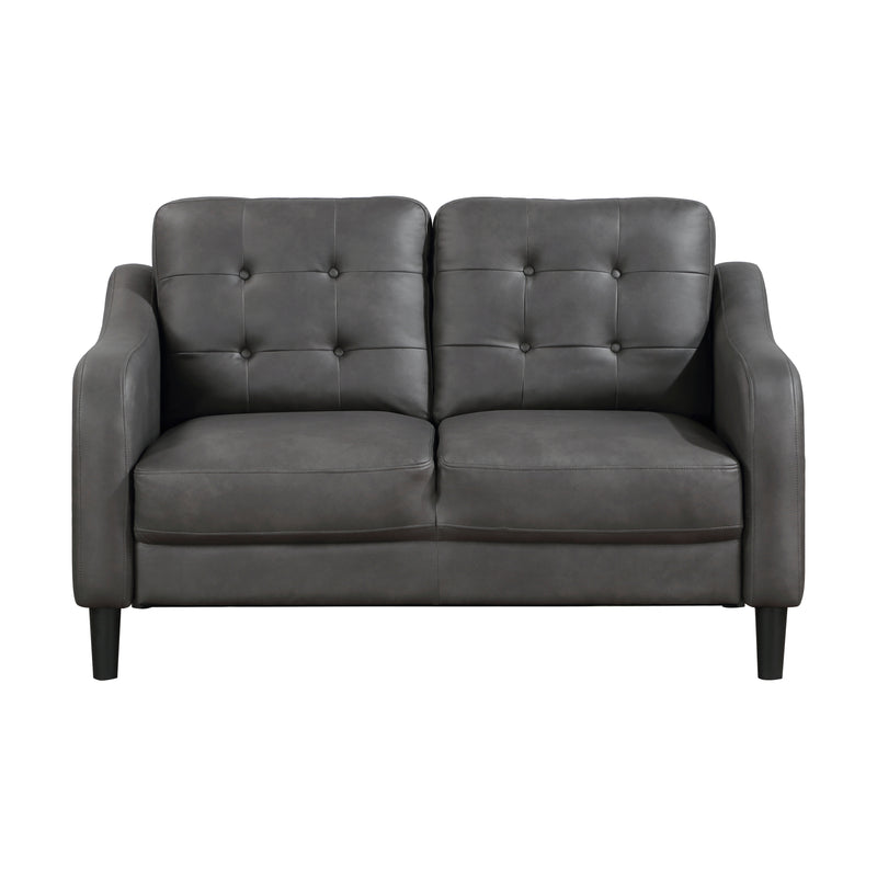 Mallory 2pc Set: Sofa, Love in Gray - 9489GRY*2