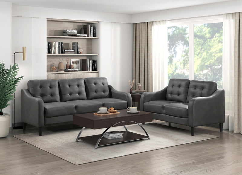Mallory Sofa in Gray - 9489GRY-3