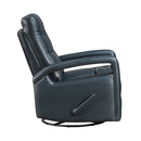 Camden Swivel Glider Reclining Chair in Blue - 9500NV-1