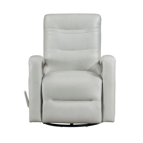 Camden Swivel Glider Reclining Chair in Gray - 9500SM-1
