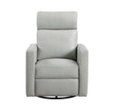Olathe Swivel Glider Reclining Chair in Gray - 9504SM-1