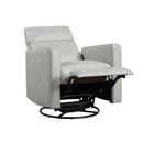 Olathe Swivel Glider Reclining Chair in Gray - 9504SM-1