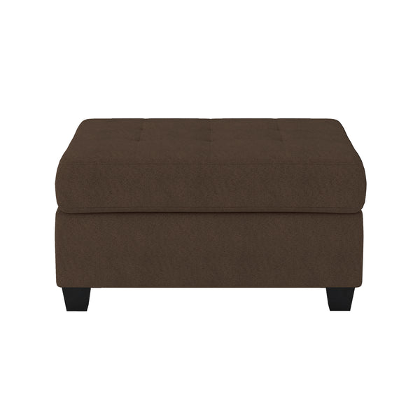 Maston Storage Ottoman in Brown - 9507CHC-4