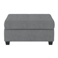 Maston Storage Ottoman - Gray - Microfiber
