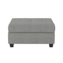 Maston Storage Ottoman - Gray - Microfiber