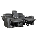 Kellen Double Reclining Love Seat With Center Console