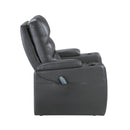 Rose Hill Power Reclining Chair With Power Headrest, Heat And Massage, Receptacle, Cup-Holders With Led Light, Storage Arms And Charging Ports