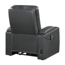 Rose Hill Power Reclining Chair With Power Headrest, Heat And Massage, Receptacle, Cup-Holders With Led Light, Storage Arms And Charging Ports