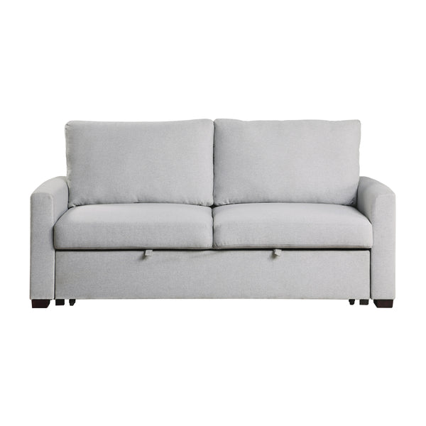 Price Convertible Studio Sofa with Pull-out Bed in Gray - 9525RF-3CL