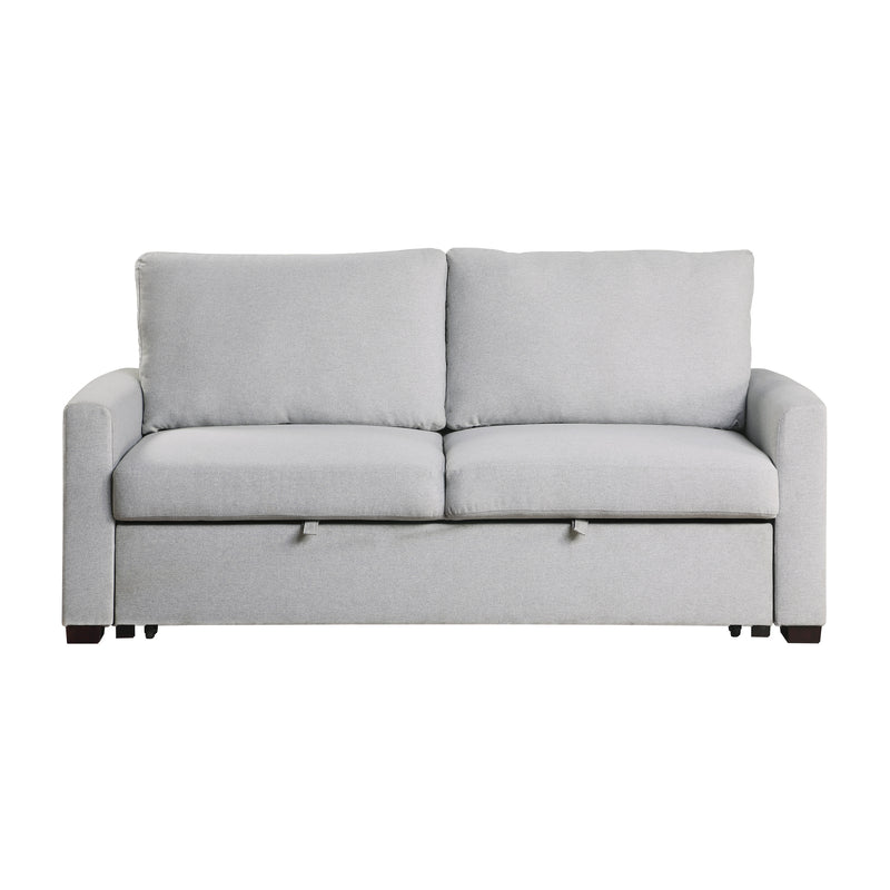 Price Convertible Studio Sofa with Pull-out Bed in Gray - 9525RF-3CL
