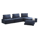 Ulrich 4-Piece Modular Sectional in Blue - 9545BU*4