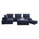 Ulrich 5-Piece Modular Sectional in Blue - 9545BU*5