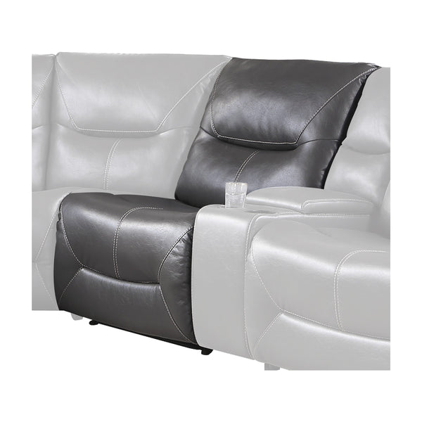Dyersburg (5/6)Power Armless Reclining Chair in Gray - 9579GRY-ARPW