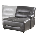 Dyersburg (6/6)Power Right Side Reclining Chaise with USB Port in Gray - 9579GRY-RCPW