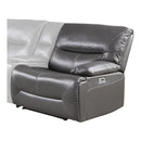 Dyersburg (6/6)Power Right Side Reclining Chair with USB Port in Gray - 9579GRY-RRPW