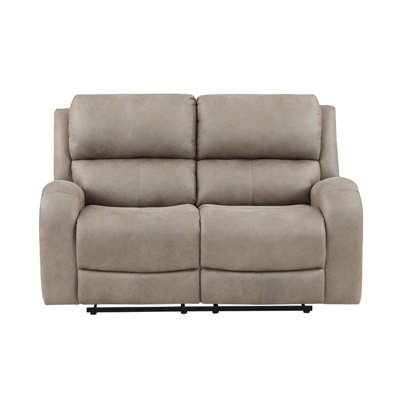 Pagosa Double Reclining Loveseat in Brown - 9601BR-2