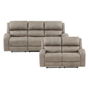 Pagosa 2pc Set: Sofa, Love in Brown - 9601BR*2