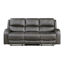 Pagosa Double Reclining Sofa - Gray