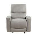 Ouray Rocker Reclining Chair in Gray - 9602GY-1