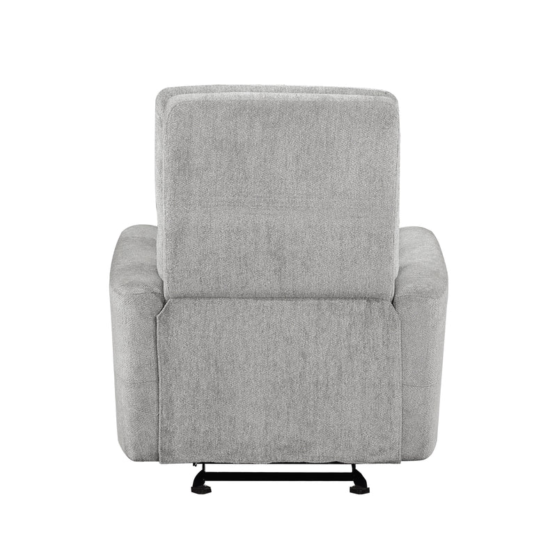 Lyndon Glider Reclining Chair in Gray - 9610GY-1