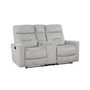 Lyndon Double Reclining Love Seat With Center Console