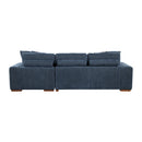 Raife 2-Piece Sectional with Right Chaise in Blue - 9624BU*22LRC
