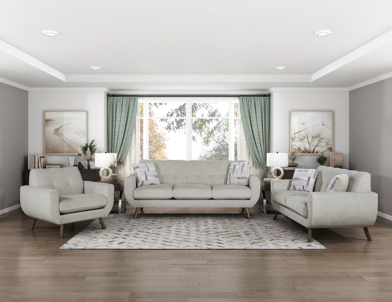 Janne Loveseat in Tan - 9627TAN-2