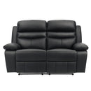 Hancock Double Reclining Love Seat - Black