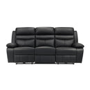 Hancock Power Double Reclining Sofa - Black