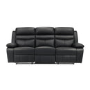 Hancock Double Reclining Sofa - Black
