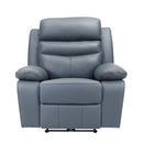 Hancock Power Reclining Chair in Blue - 9628BUE-1PW