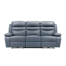 Hancock Power Double Reclining Sofa - Blue