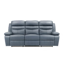Hancock Double Reclining Sofa - Blue