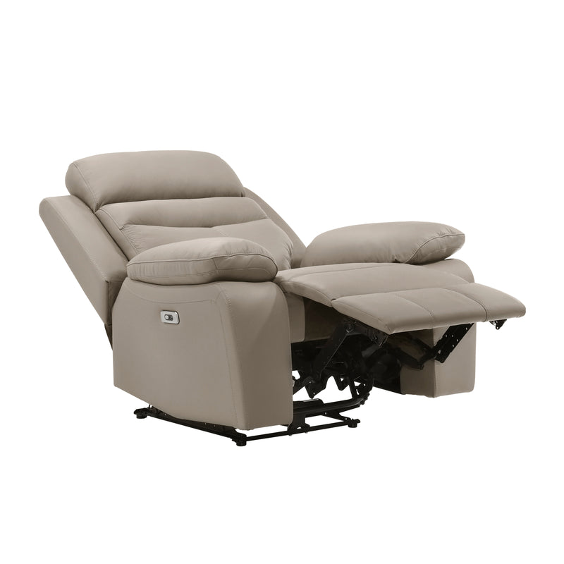 Hancock Power Reclining Chair in Beige - 9628LTE-1PW