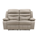 Hancock Power Double Reclining Loveseat in Beige - 9628LTE-2PW