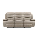 Hancock Double Reclining Sofa - Beige