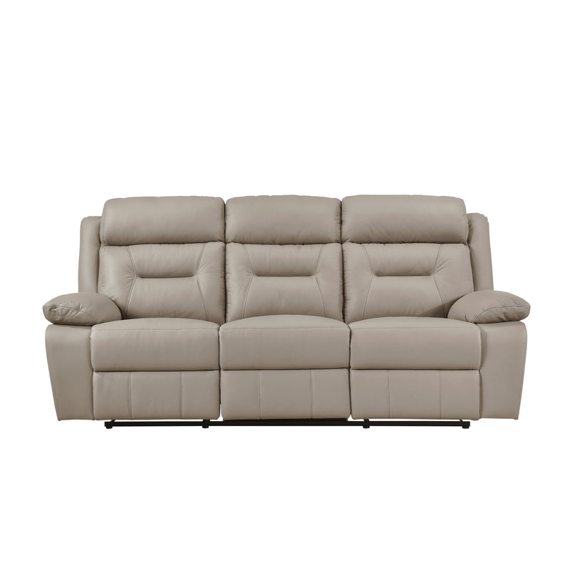 Laconia Double Reclining Sofa in Brown - 9629LTE-3