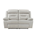 Laconia Double Reclining Loveseat in Gray - 9629SVE-2