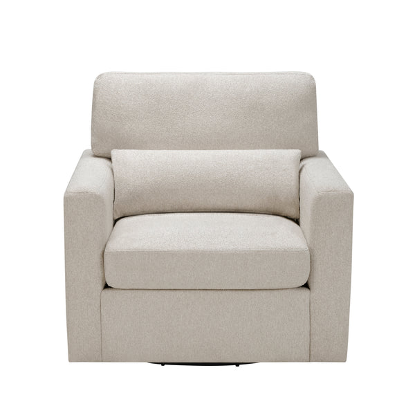Pompano Swivel Chair in Beige - 9630BE-1SW