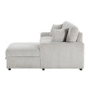 Marsh 2-Piece Sectional with Right Chaise in Gray - 9633MNB*22LRC