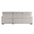Marsh 2-Piece Sectional with Right Chaise in Gray - 9633MNB*22LRC